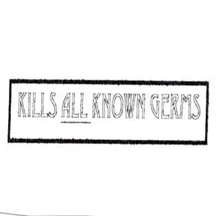 KILLS ALL KNOWN GERMS — UAE trademark, Class 3, No. 027907