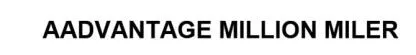 AADVANTAGE MILLION MILER — UAE trademark in Class 35