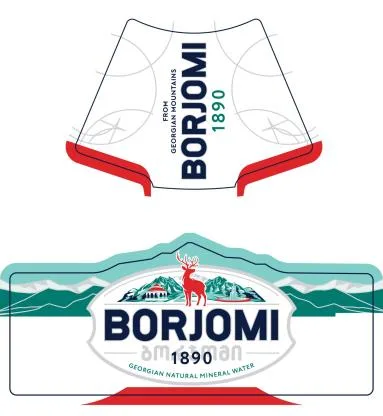 BORJOMI 1890 GEORGIAN NATURAL MINERAL WATER FROM GEORGIAN MOUNTAINS — UAE trademark in Class 32