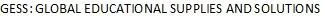 GESS: GLOBAL EDUCATIONAL SUPPLIES AND SOLUTIONS — UAE trademark in Class 41