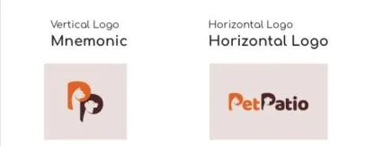 Pet Patio (Horizontal - logo) (vertical logo Mnemonic)