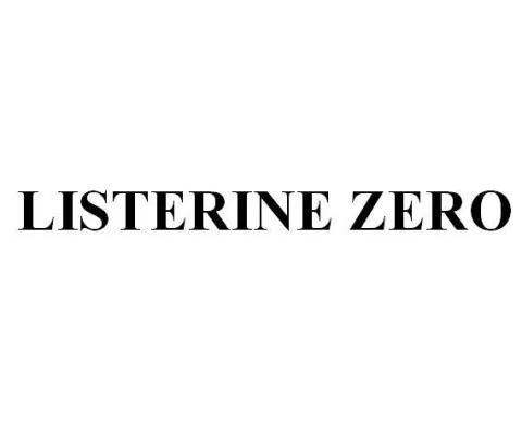 LISTERINE ZERO — UAE trademark in Class 3