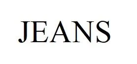 JEANS — UAE trademark, Class 34, No. 389677