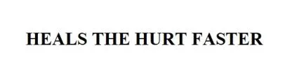 HEALS THE HURT FASTER