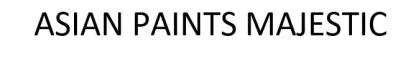 ASIAN PAINTS MAJESTIC — UAE trademark, Class 2, No. 477403