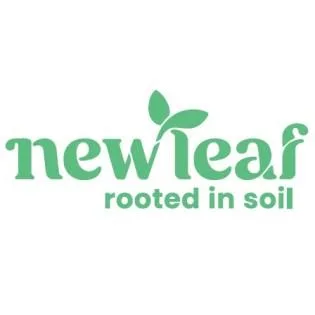 New leaf rooted in soil — UAE trademark in Class 35