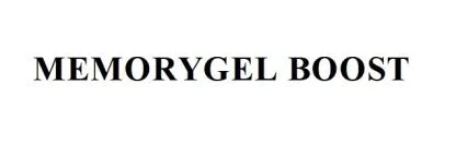 MEMORYGEL BOOST — UAE trademark in Class 10