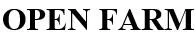 OPEN FARM — UAE trademark in Class 5