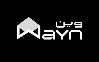 باللغة الإنجليزية والعربية " WaYn " احرف علامة كلمة
