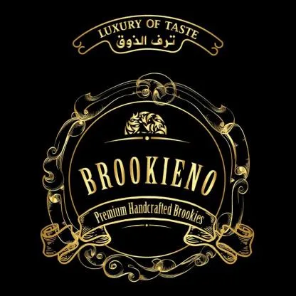 BROOKIENO LUXURY OF TASTE ترف الذوق Premium Handcrafted Brookies