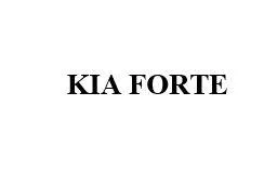 KIA FORTE