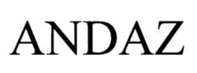ANDAZ — UAE trademark, Class 43, No. 092882