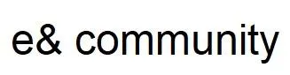 e& community — UAE trademark in Class 35