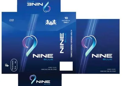 NINE BLUE — UAE trademark in Class 34