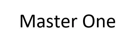 Master One — UAE trademark in Class 34