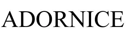 ADORNICE — UAE trademark in Class 3