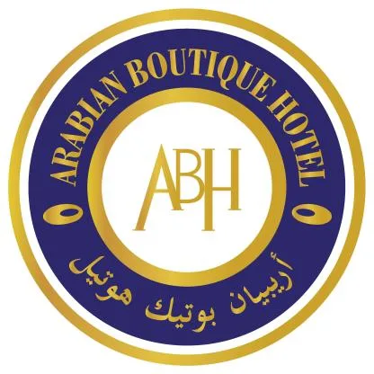 ABH وإختصار بوسط العلامة ARABIAN BOUTIQUE HOTEL - أريبيان بوتيك هوتيل — UAE trademark in Class 43