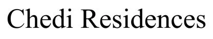 Chedi Residences — UAE trademark in Class 43