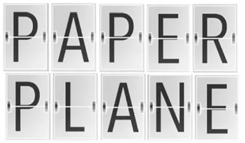 PAPER PLANE — UAE trademark, Class 41, No. 464575