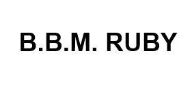 B.B.M. RUBY — UAE trademark in Class 34