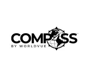 COMPASS BY WORLDVUE Logo — UAE trademark in Class 42