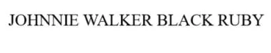 JOHNNIE WALKER BLACK RUBY — UAE trademark in Class 32