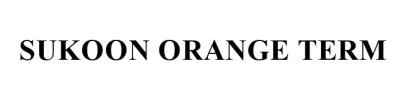 SUKOON ORANGE TERM