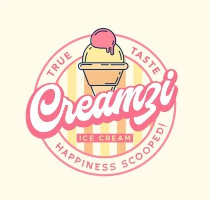CREAMZI icecream, Happiness Scooped! — UAE trademark in Class 30