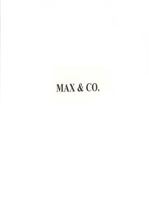 MAX & CO