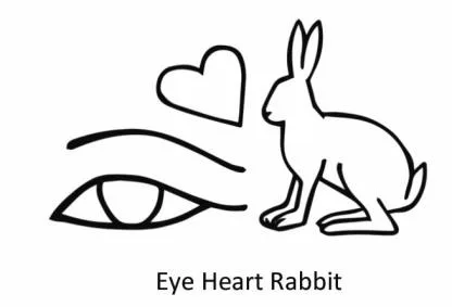 Eye Heart Rabbit — UAE trademark in Class 43