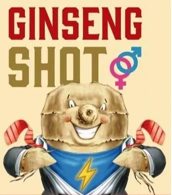 GINSENG SHOT مع الشكل والرسم
