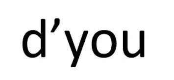 d’you — UAE trademark, Class 3, No. 415663
