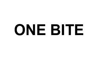 ONE BITE — UAE trademark in Class 30