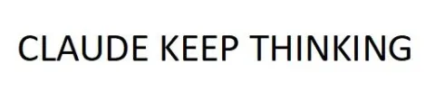 CLAUDE KEEP THINKING — UAE trademark in Class 9