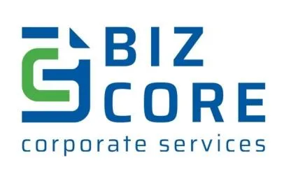 BIZCORE corporate services — UAE trademark in Class 35