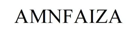 AMNFAIZA — UAE trademark in Class 3