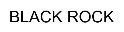 BLACK ROCK — UAE trademark in Class 34