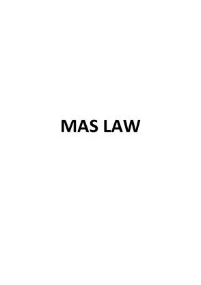 MAS LAW