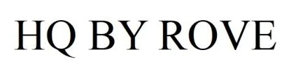 HQ BY ROVE — UAE trademark, Class 43, No. 457913