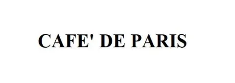 CAFE' DE PARIS