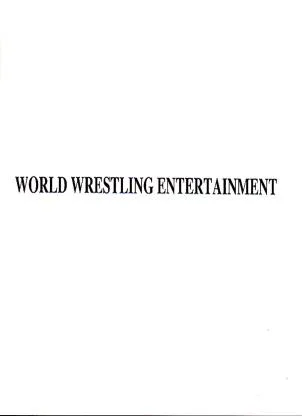 WORLD WRESTLING ENTERTAINMENT — UAE trademark in Class 9