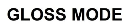 GLOSS MODE — UAE trademark, Class 3, No. 486444
