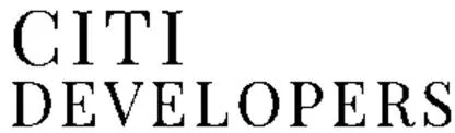 CITI DEVELOPERS — UAE trademark in Class 36