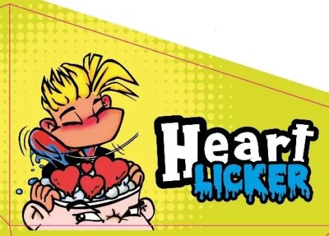 Heart LICKER — UAE trademark, Class 30, No. 390664