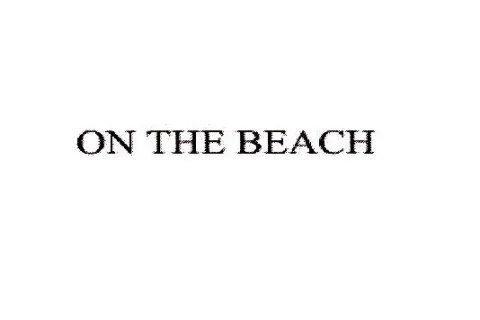 ON THE BEACH — UAE trademark in Class 3