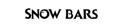 Snow Bars — UAE trademark, Class 34, No. 394804