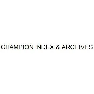 CHAMPION INDEX & ARCHIVES