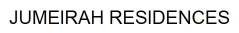 JUMEIRAH RESIDENCES — UAE trademark in Class 36