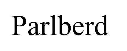 Parlberd — UAE trademark, Class 25, No. 415778