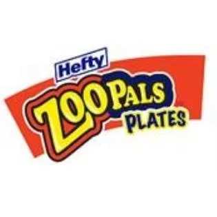 Hefty ZOOPALS PLATES